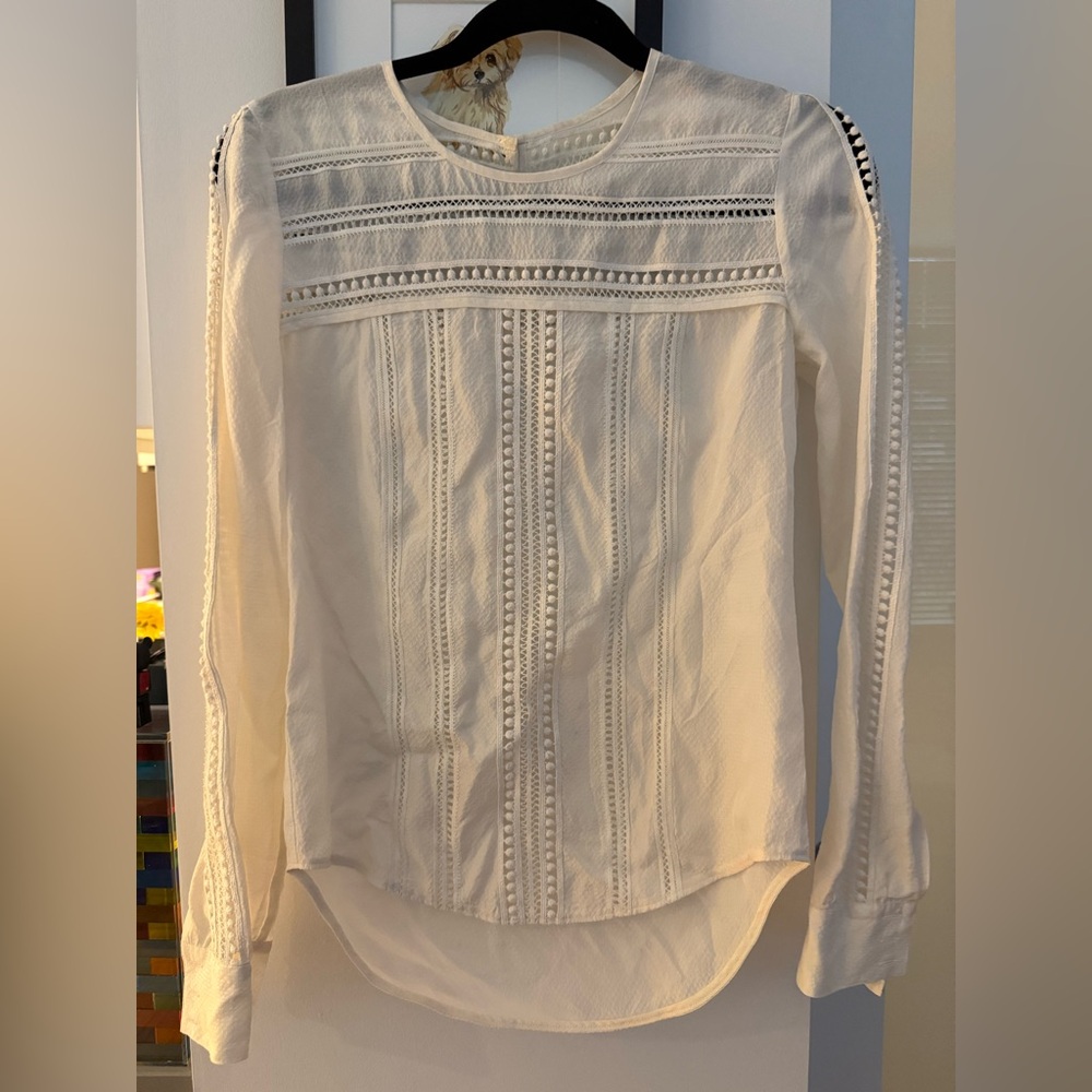 Veronica Beard Coral Gables Crew Neck Top